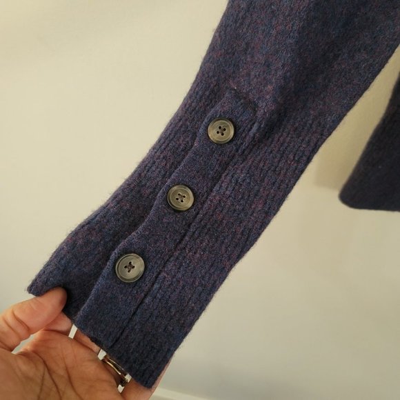 GUC Banana Republic Cotton Merino Wool Blend Boat Neck Pullover Sweater Size M - Picture 5 of 7